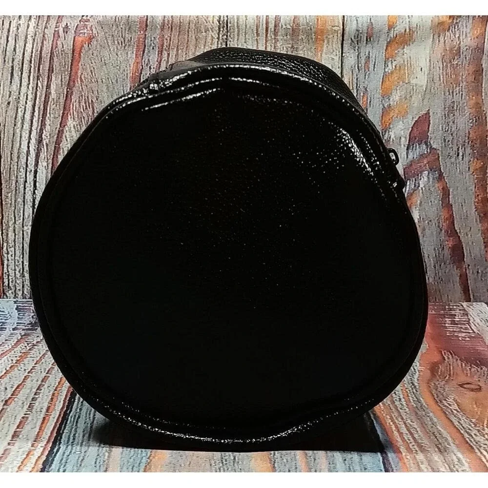 Clueless x Revolution Makeup‎ London Black Faux Leather Vanity Cosmetic Bag Case